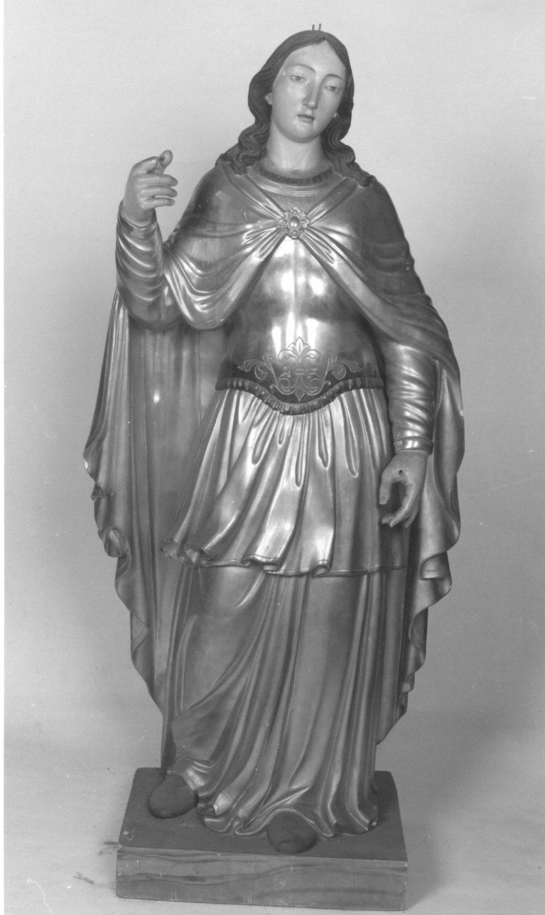 Santa martire (statua, opera isolata) - bottega piemontese (primo quarto sec. XIX)