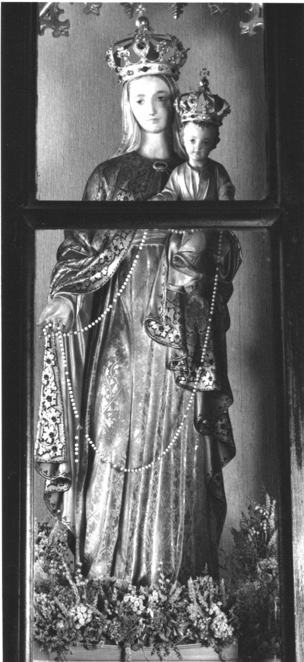 Madonna con Bambino (statua, opera isolata) - bottega piemontese (secondo quarto sec. XX)