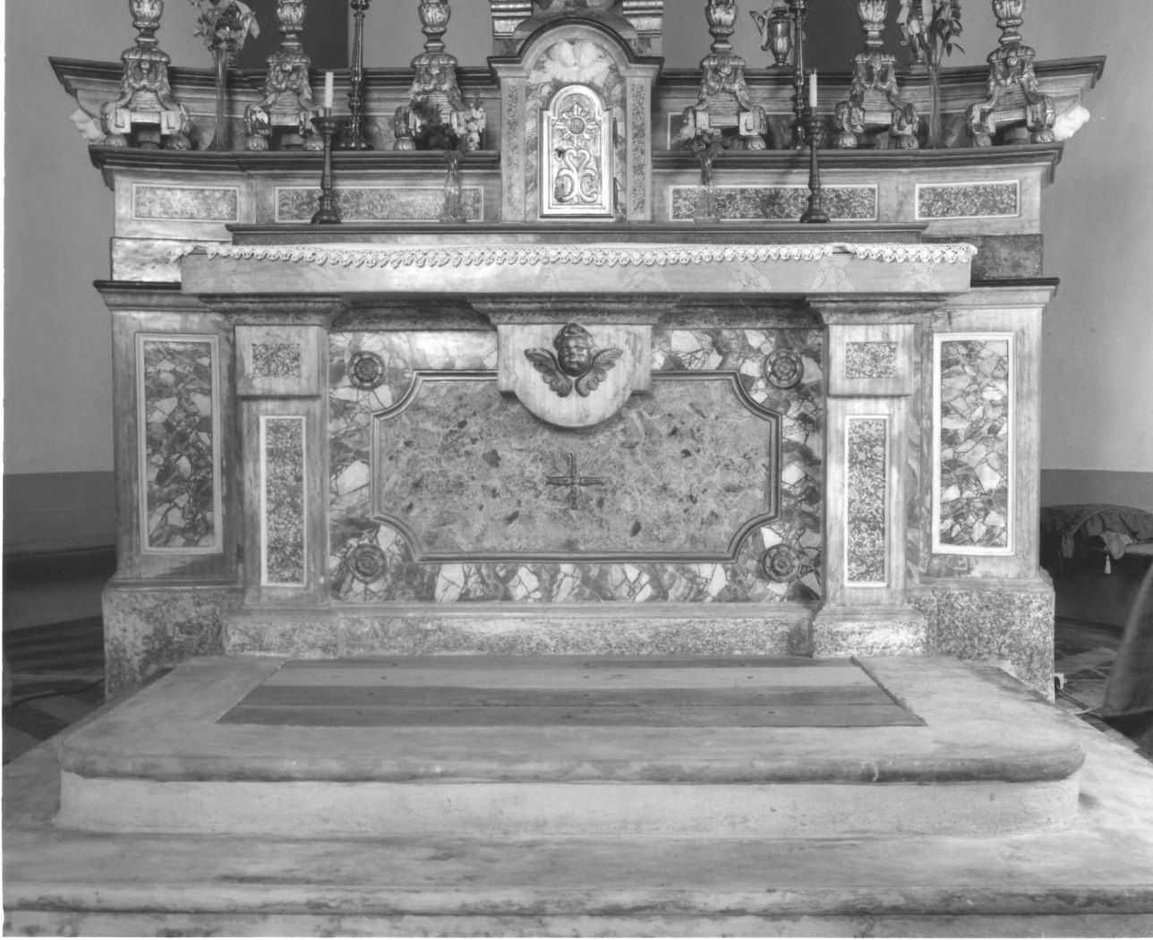 cherubino (altare, opera isolata) - ambito piemontese (fine sec. XVIII)
