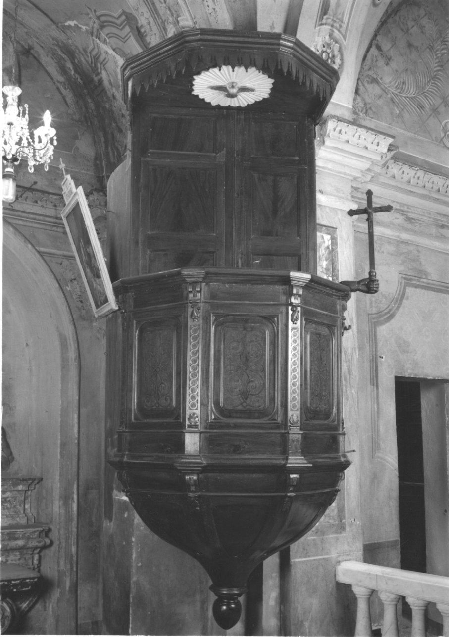 pulpito, opera isolata - ambito piemontese (terzo quarto sec. XVIII)