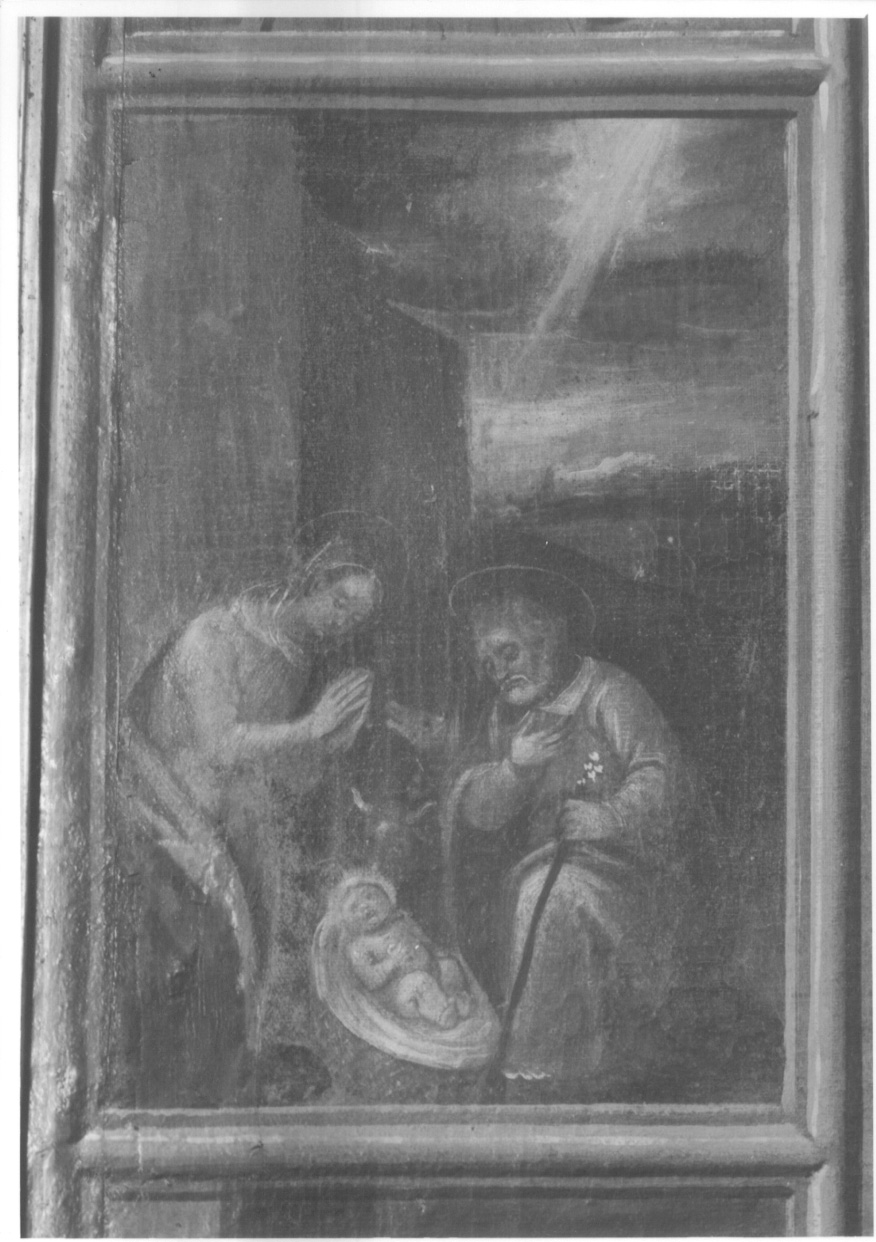natività di Gesù (dipinto, elemento d'insieme) di Caccia Guglielmo detto Moncalvo (bottega) (primo quarto sec. XVII)