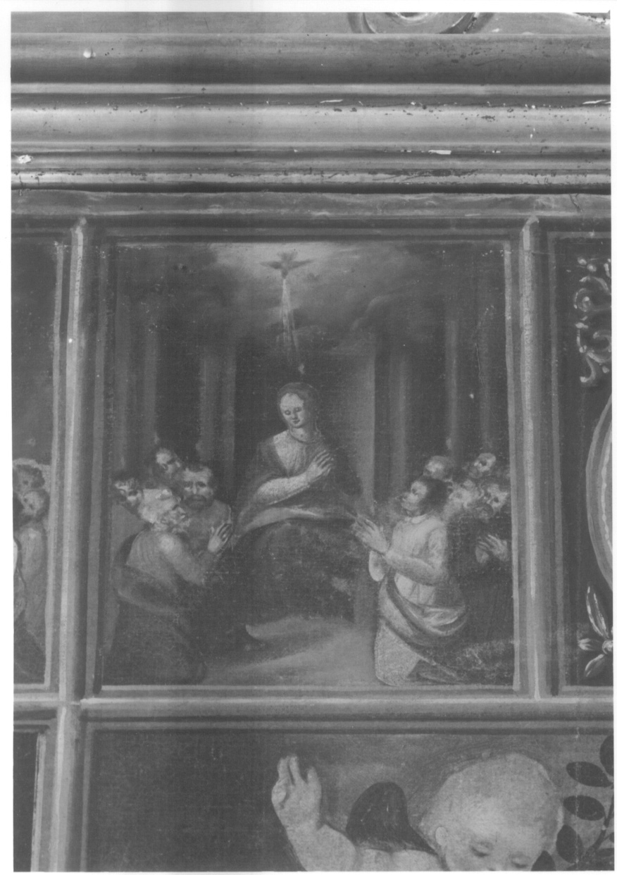 Pentecoste (dipinto, elemento d'insieme) di Caccia Guglielmo detto Moncalvo (bottega) (primo quarto sec. XVII)
