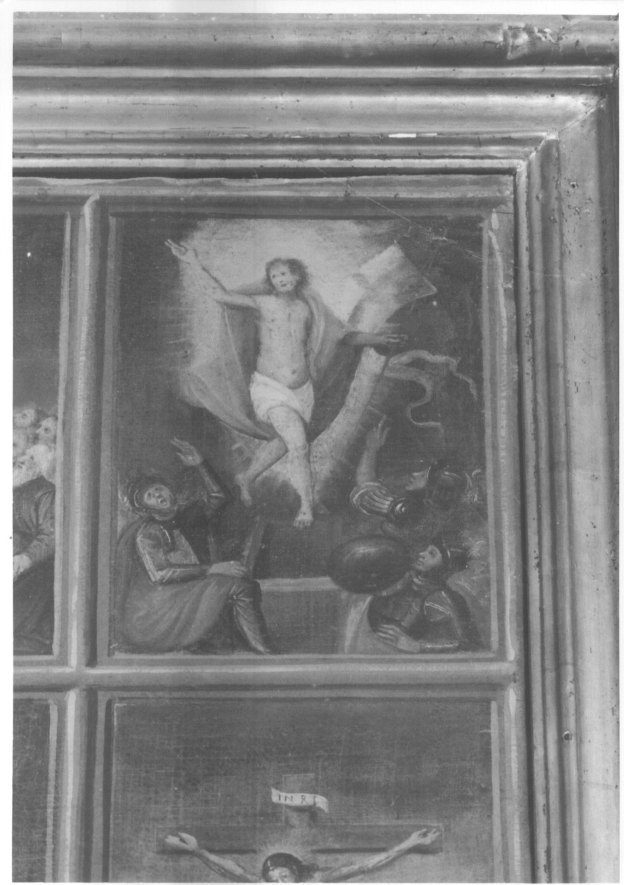 resurrezione di Cristo (dipinto, elemento d'insieme) di Caccia Guglielmo detto Moncalvo (bottega) (primo quarto sec. XVII)