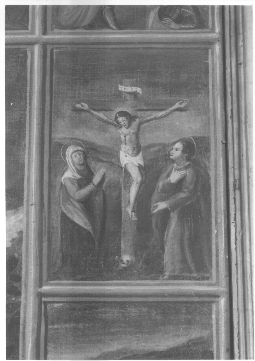 Cristo crocifisso dolente (dipinto, elemento d'insieme) di Caccia Guglielmo detto Moncalvo (bottega) (primo quarto sec. XVII)