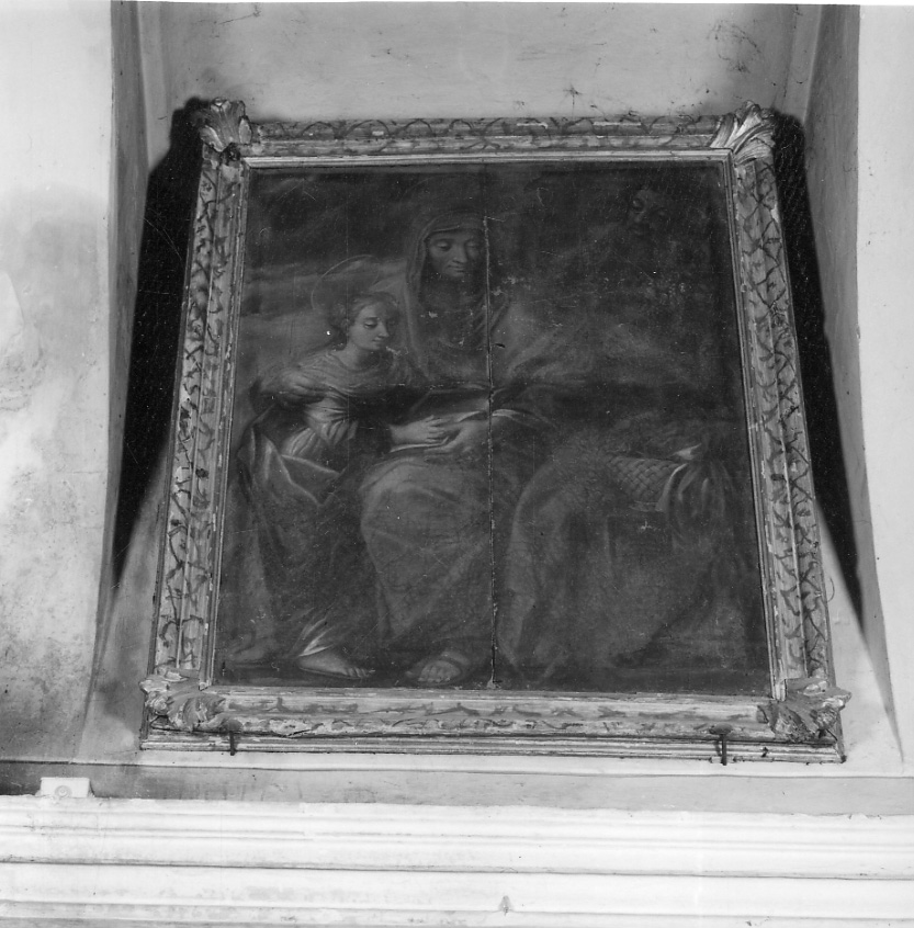 educazione di Maria Vergine (dipinto, opera isolata) - ambito piemontese (prima metà sec. XVII)