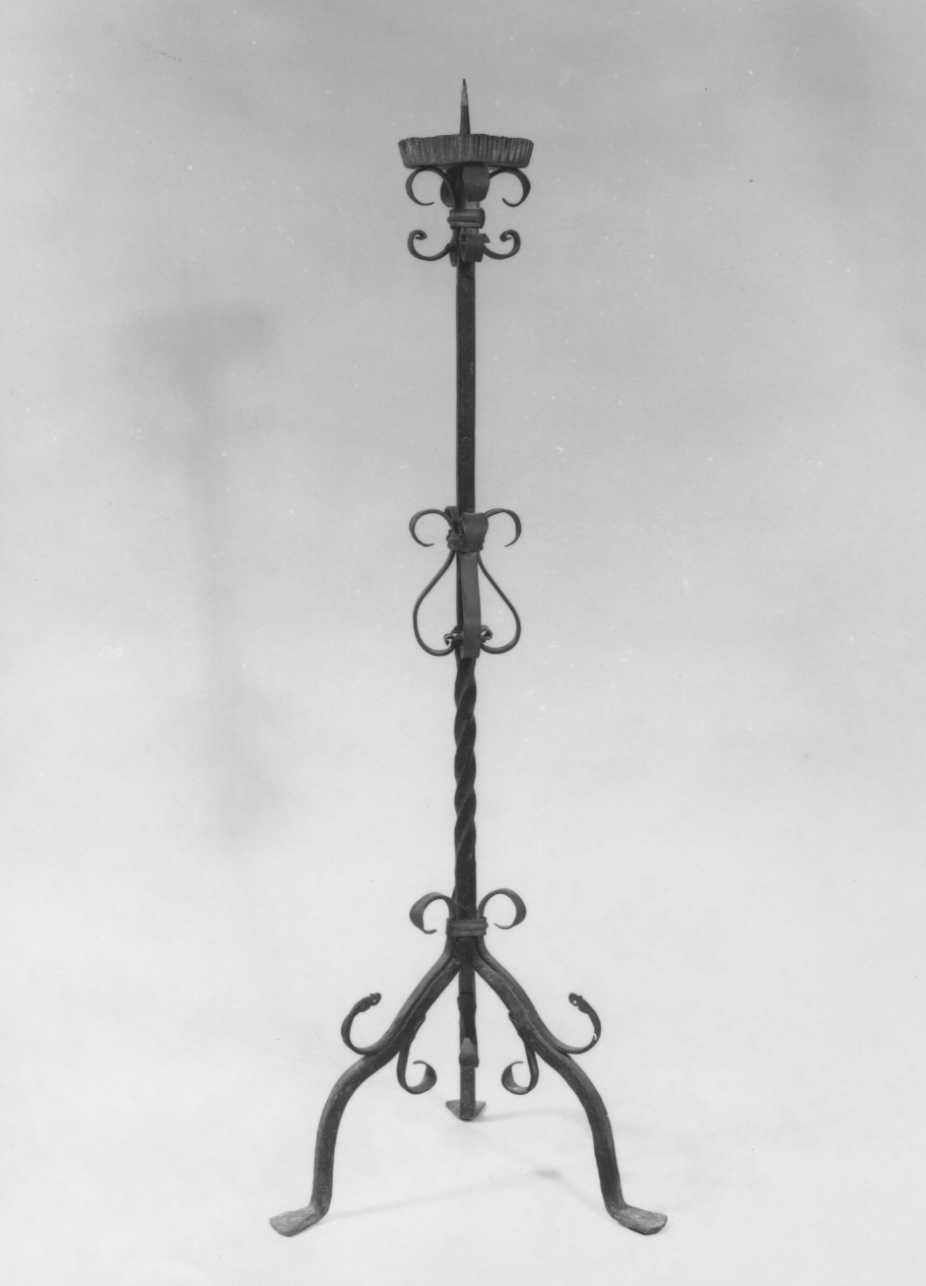 candelabro funebre, serie - produzione piemontese (prima metà sec. XVIII)