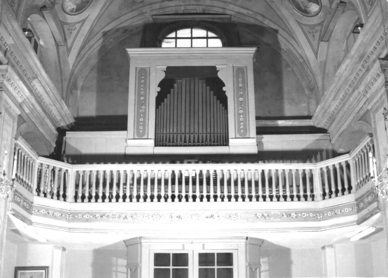 tribuna d'organo, opera isolata - ambito piemontese (ultimo quarto sec. XIX)
