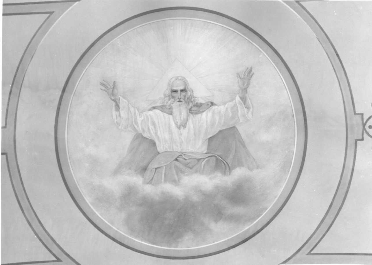 Dio Padre (dipinto, elemento d'insieme) di Mietta Pietro (secondo quarto sec. XX)