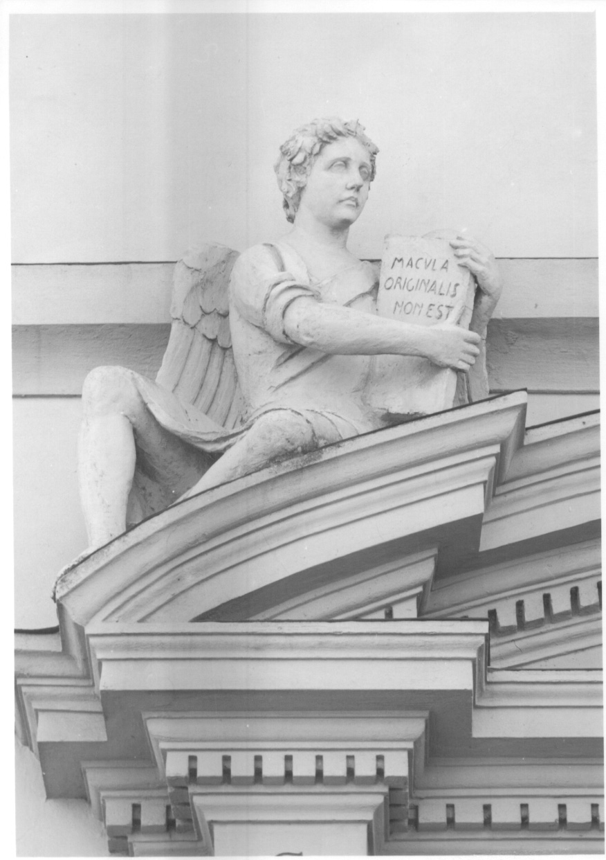 angelo con libro (statua, opera isolata) di Audagna Virgilio (secondo quarto sec. XX)