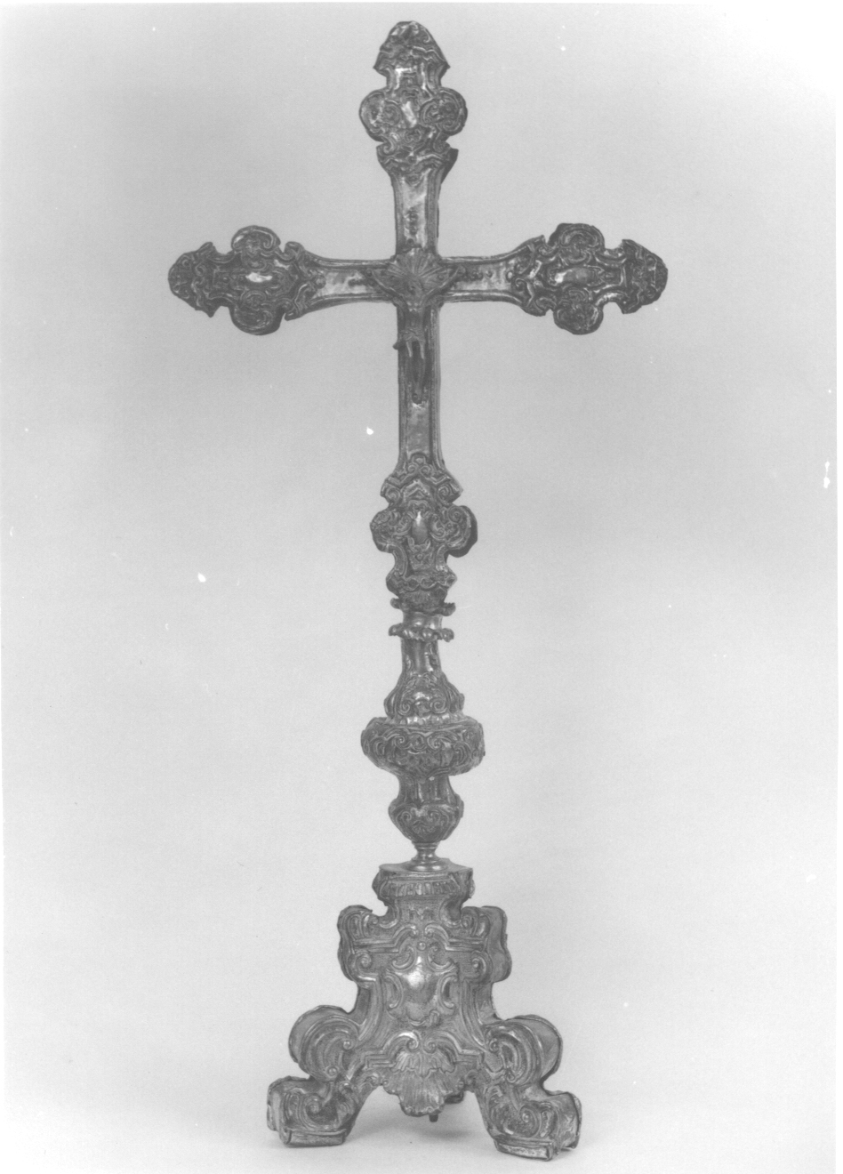 Cristo crocifisso dolente (croce d'altare, opera isolata) - ambito ligure-piemontese (seconda metà sec. XVIII)