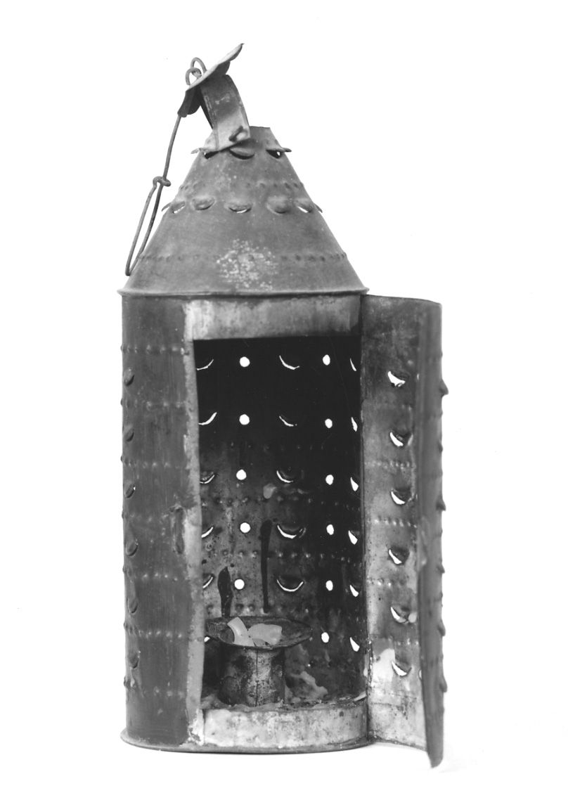 lanterna processionale, serie - ambito valligiano (terzo quarto sec. XIX)