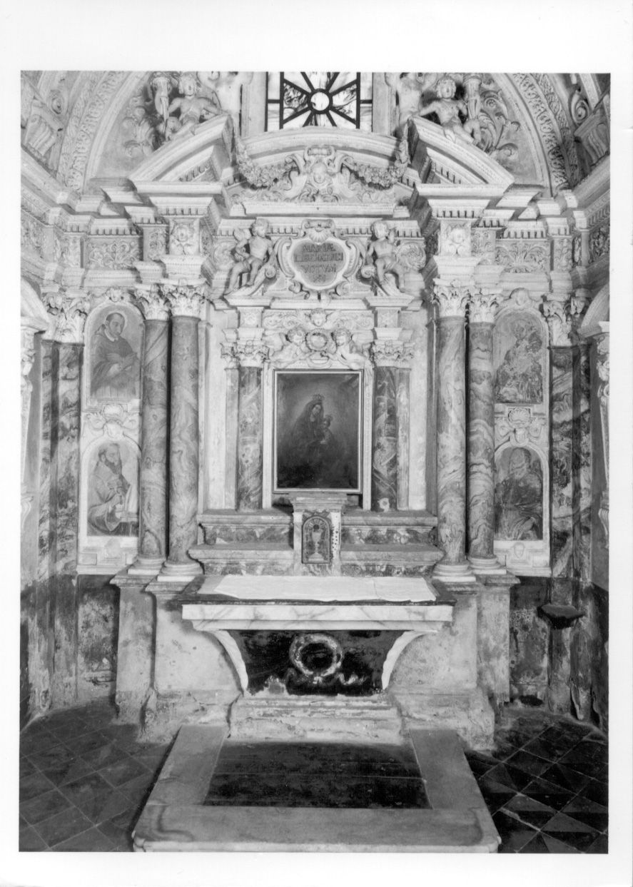 Putti (altare, opera isolata) - bottega piemontese (secondo quarto sec. XVII)