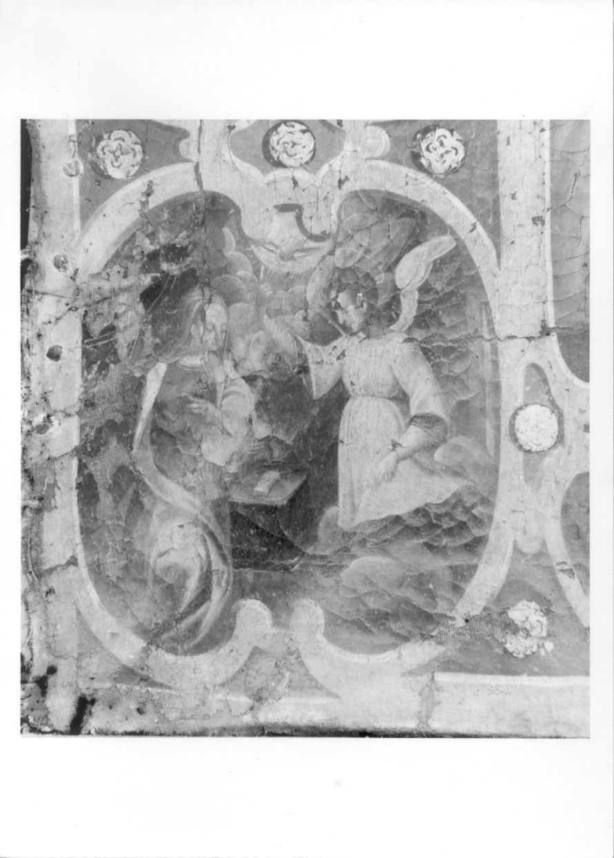ANNUNCIAZIONE (dipinto, elemento d'insieme) di Steuchus Agostino (secondo quarto sec. XVII)
