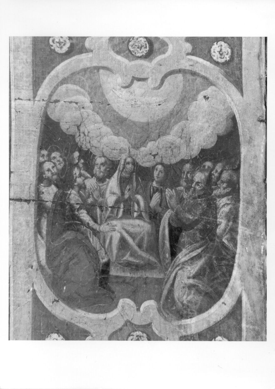 Pentecoste (dipinto, elemento d'insieme) di Steuchus Agostino (secondo quarto sec. XVII)