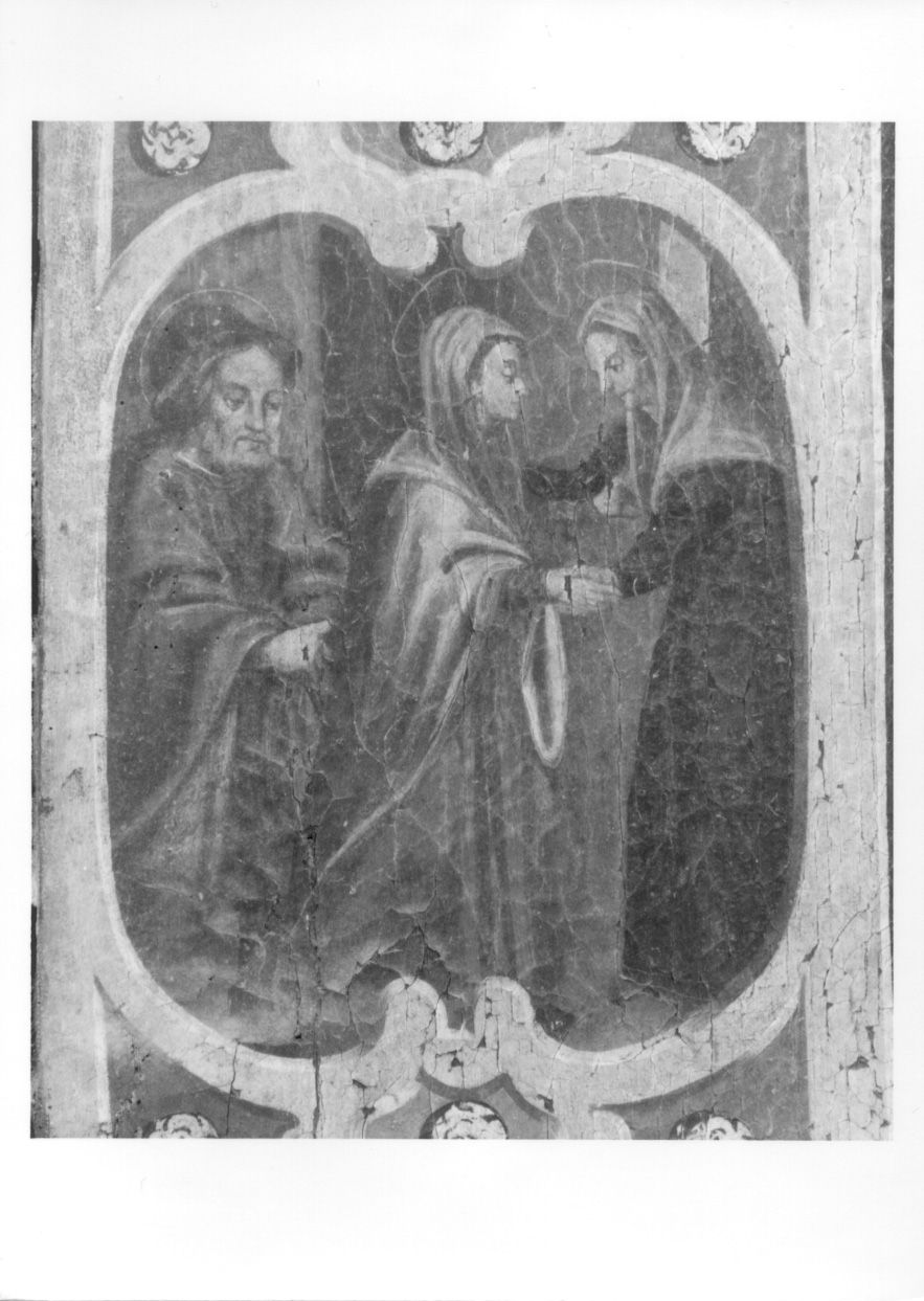 VISITAZIONE (dipinto, elemento d'insieme) di Steuchus Agostino (secondo quarto sec. XVII)