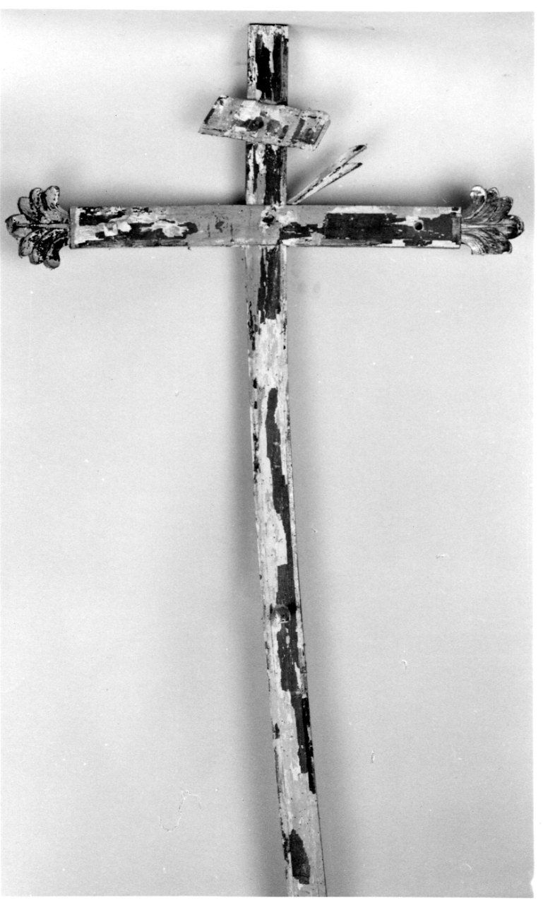 croce processionale, opera isolata - bottega piemontese (prima metà sec. XX)