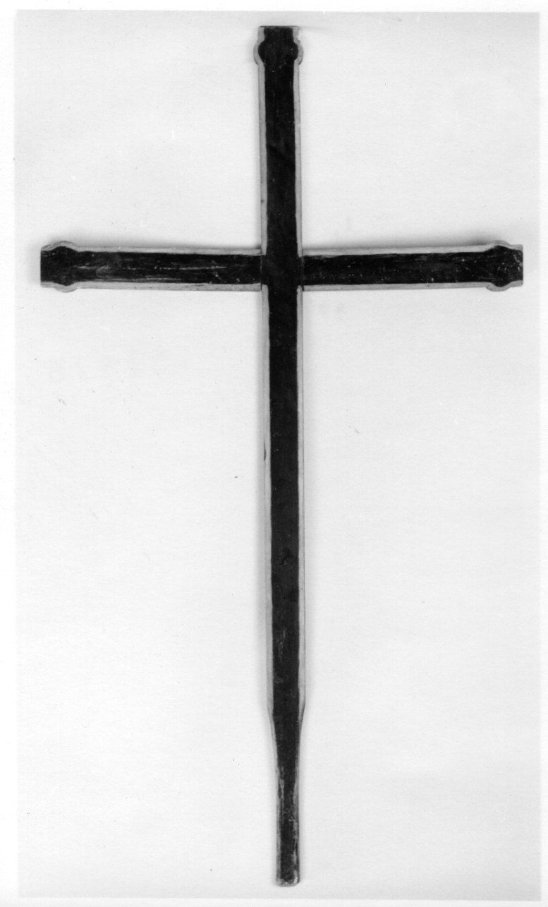 croce processionale, serie - bottega piemontese (sec. XIX)