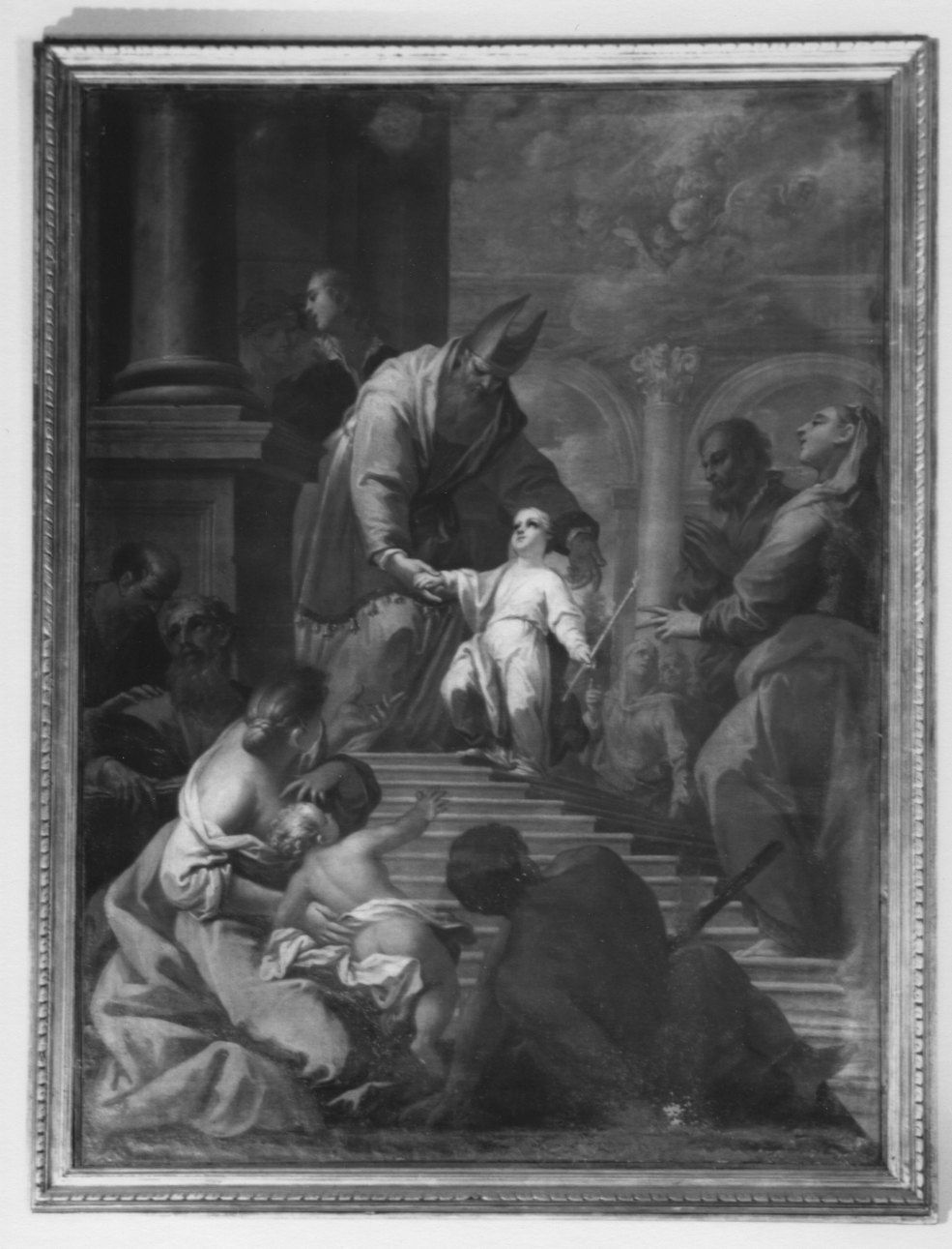 PRESENTAZIONE DI GESU' AL TEMPIO (dipinto, opera isolata) - ambito piemontese (seconda metà sec. XVIII)