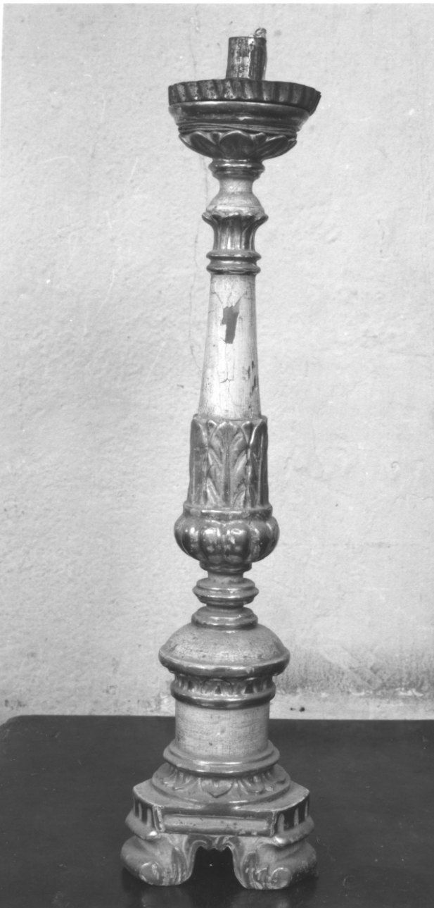 candelabro, opera isolata - ambito piemontese (secondo quarto sec. XIX)