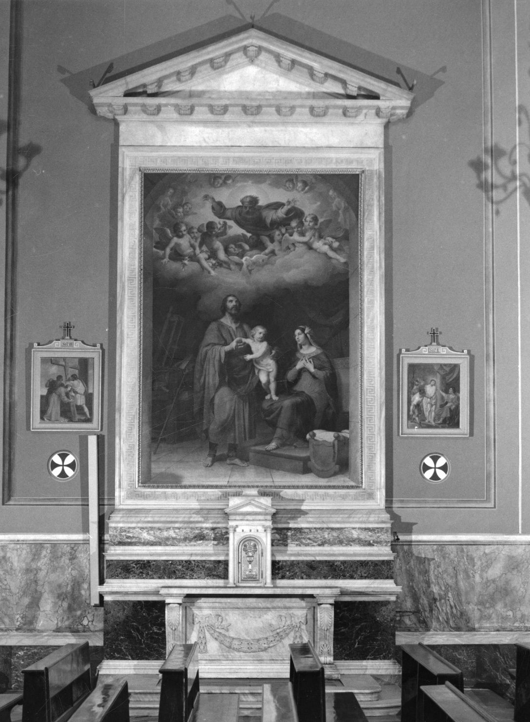 altare, serie di Gaggini Giuseppe (metà sec. XIX)