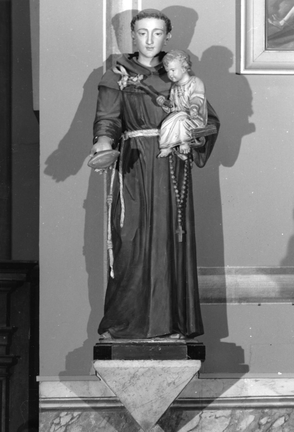 SANT'ANTONIO DA PADOVA (statua, opera isolata) - produzione Italia settentrionale (secondo quarto sec. XX)