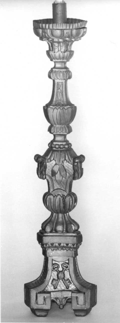 candelabro, serie - ambito piemontese (fine/inizio secc. XIX/ XX)