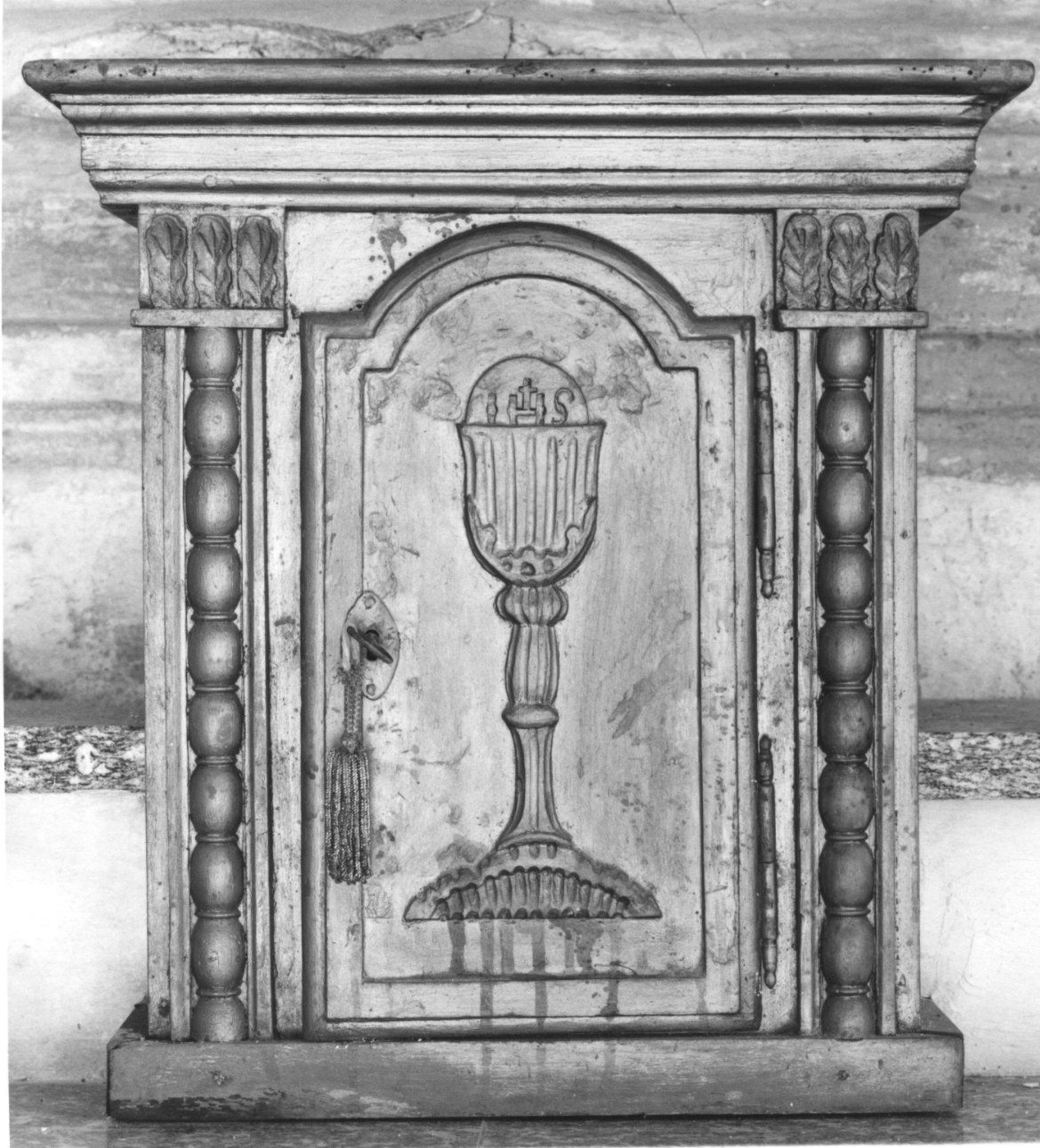CALICE EUCARISTICO (tabernacolo, elemento d'insieme) - ambito piemontese (seconda metà sec. XIX)