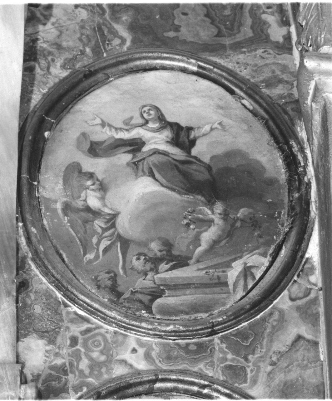 ASSUNZIONE DELLA MADONNA (dipinto) - bottega piemontese (metà sec. XVIII)