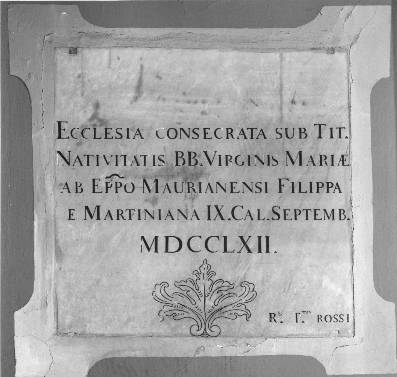 lapide commemorativa, opera isolata - ambito piemontese (terzo quarto sec. XVIII)