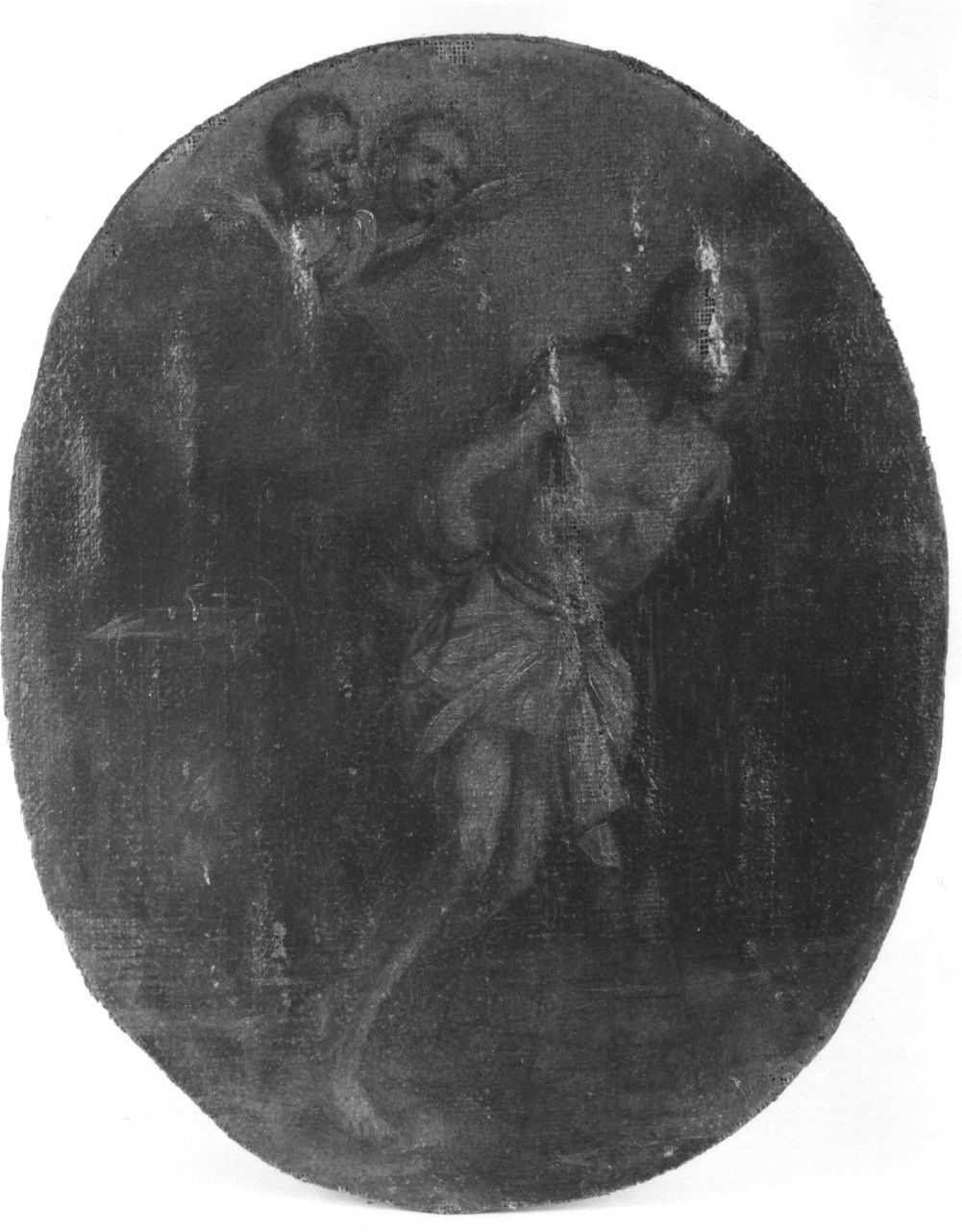 CRISTO ALLA COLONNA (dipinto, opera isolata) - ambito piemontese (ultimo quarto sec. XVII)
