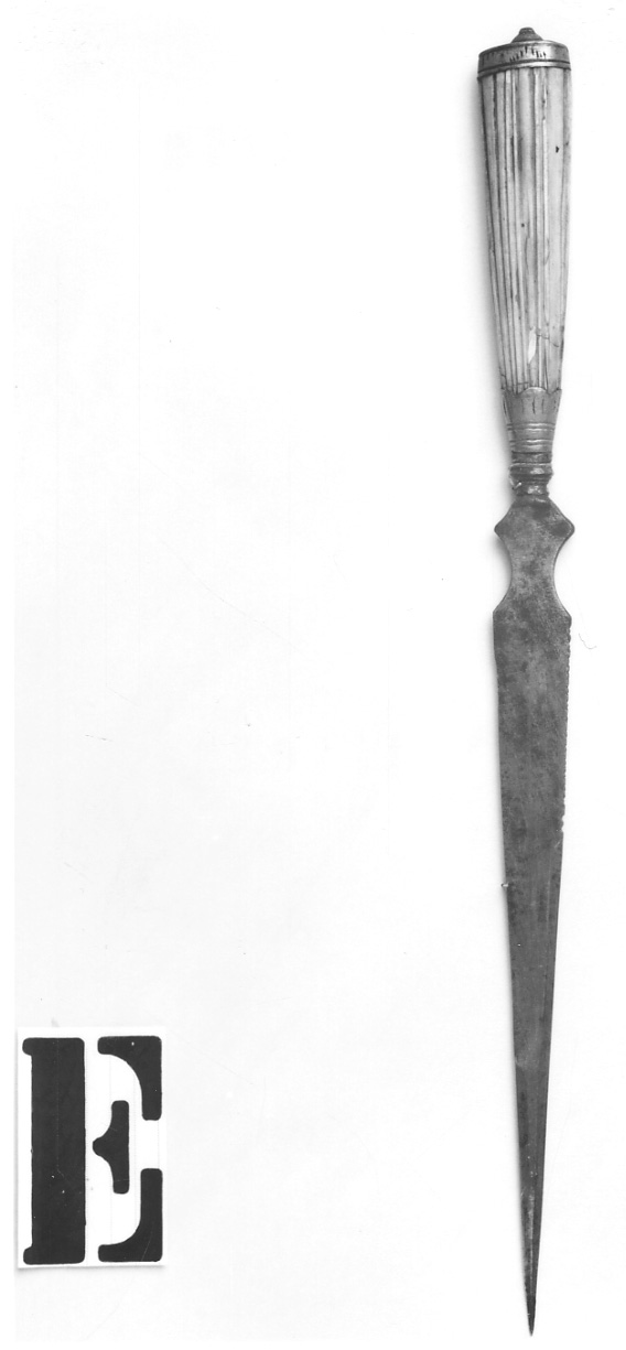 coltello, opera isolata - ambito italiano (sec. XIX)