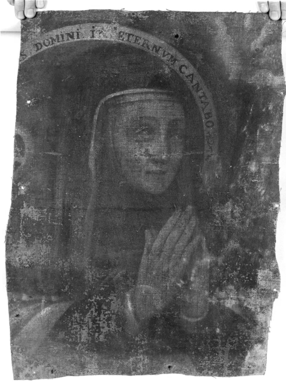 Santa Chiara (dipinto, opera isolata) - ambito vercellese (fine/inizio secc. XVI/ XVII)