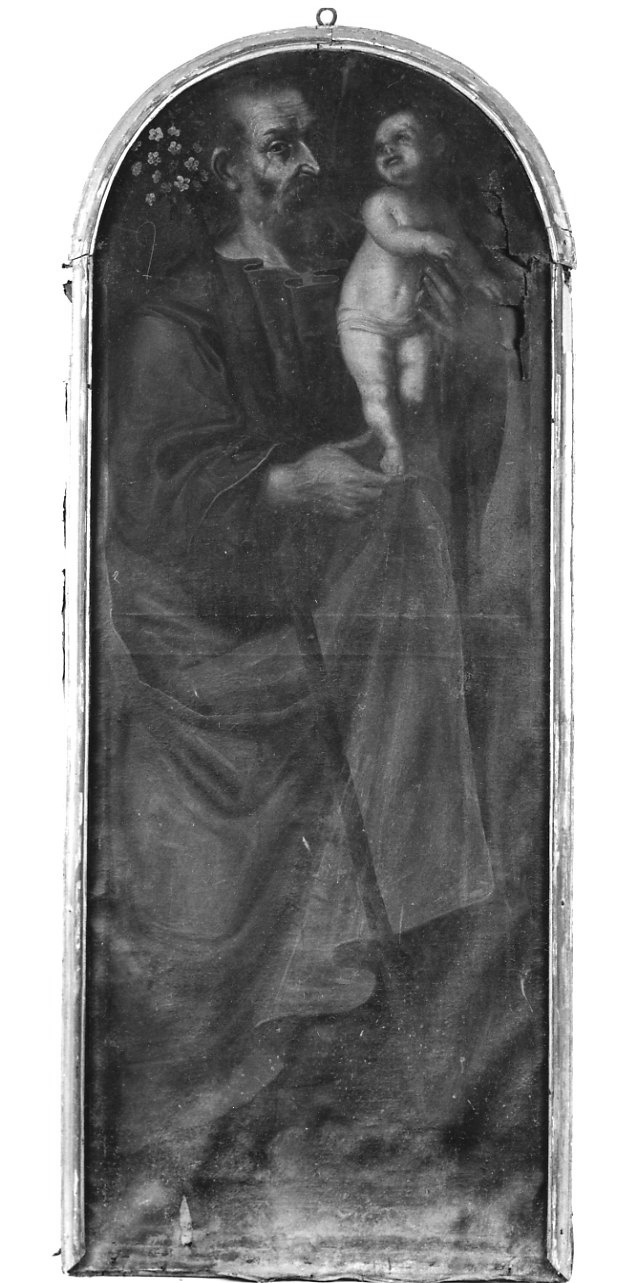 San Giuseppe e Gesù Bambino (dipinto, opera isolata) - ambito della Valsesia (seconda metà sec. XVII)