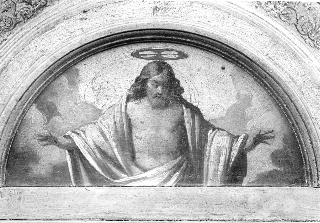 Cristo benedicente (dipinto, opera isolata) - ambito piemontese (metà sec. XIX)