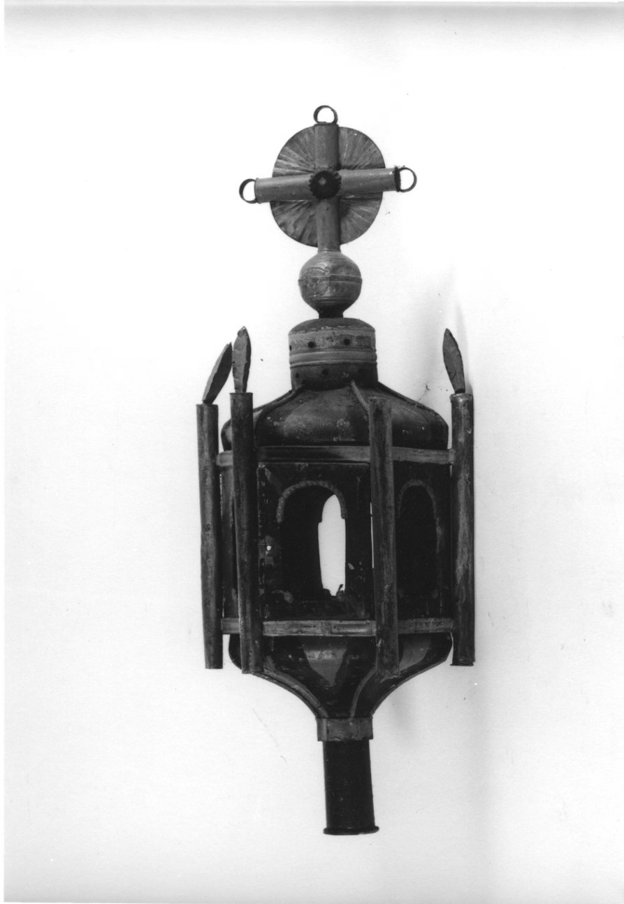 lanterna processionale, serie - ambito ossolano (ultimo quarto sec. XVIII)