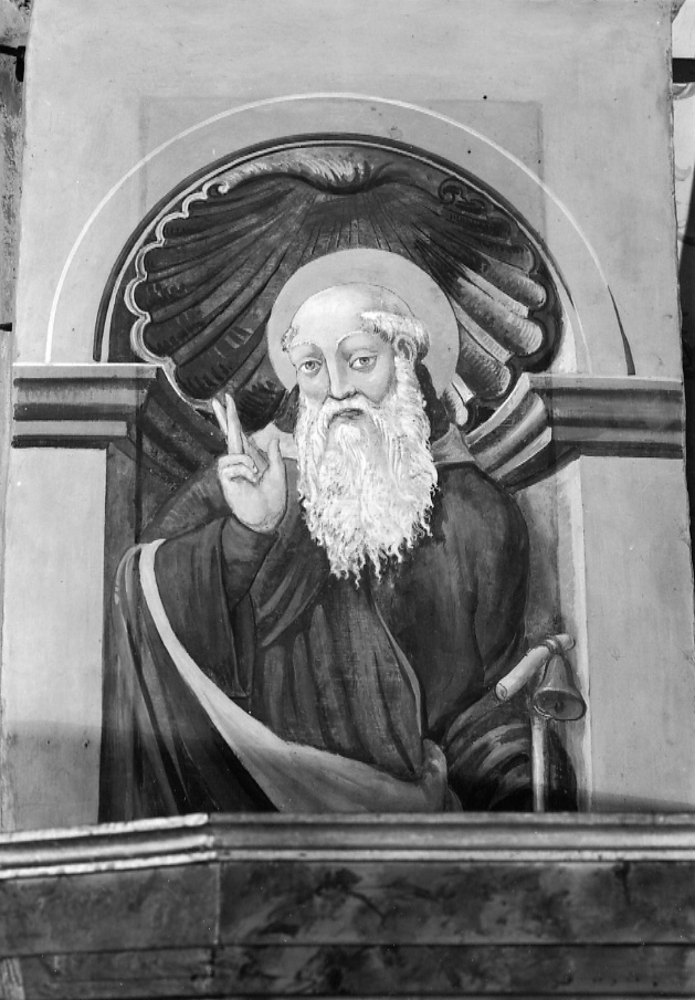 Sant'Antonio Abate (dipinto, opera isolata) - ambito ossolano (metà sec. XVI)