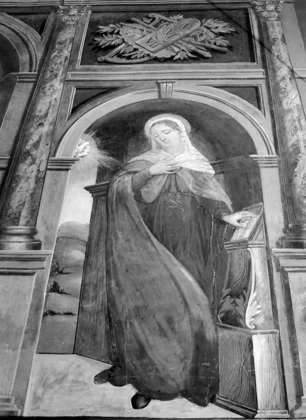 Madonna annunciata (dipinto) - ambito ossolano (seconda metà sec. XVI)