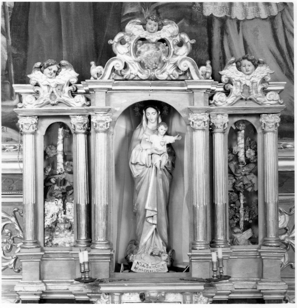 reliquiario architettonico - ad altarolo, opera isolata - bottega ossolana (seconda metà sec. XVIII)