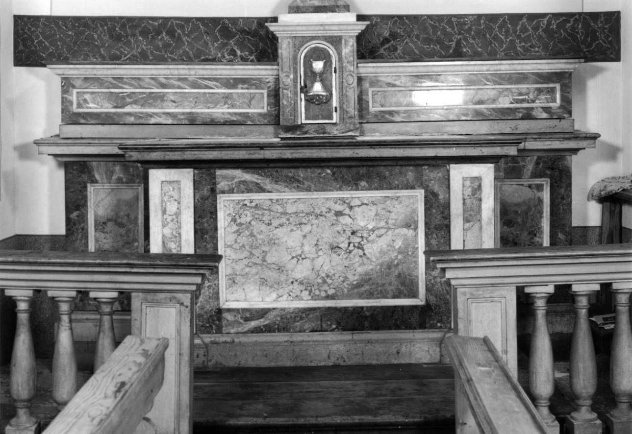 altare, opera isolata - ambito ossolano (metà sec. XIX)