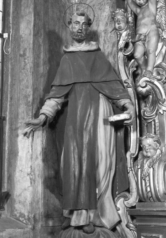 San Domenico (statua, opera isolata) di Franzosino Giovanni Maria (secondo quarto sec. XVIII)