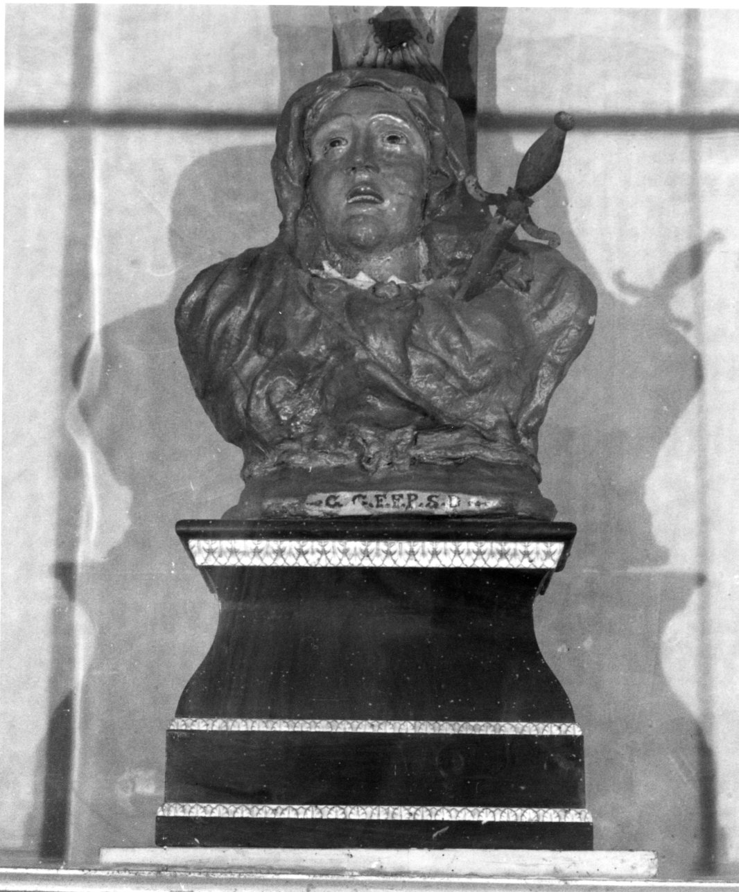 Madonna Addolorata (scultura, opera isolata) - bottega cusiana (sec. XIX)