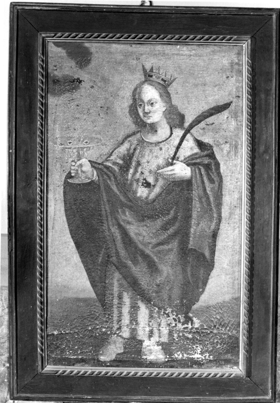 Santa Lucia (dipinto, opera isolata) - ambito lombardo-piemontese (sec. XVII)