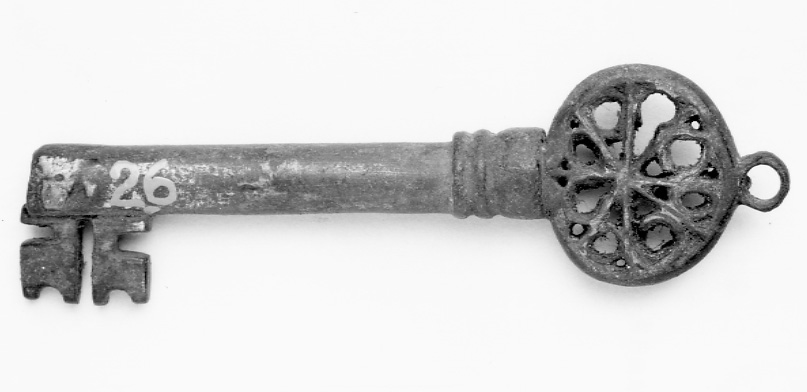 chiave, opera isolata - ambito Italia settentrionale (secc. XVI/ XVII)