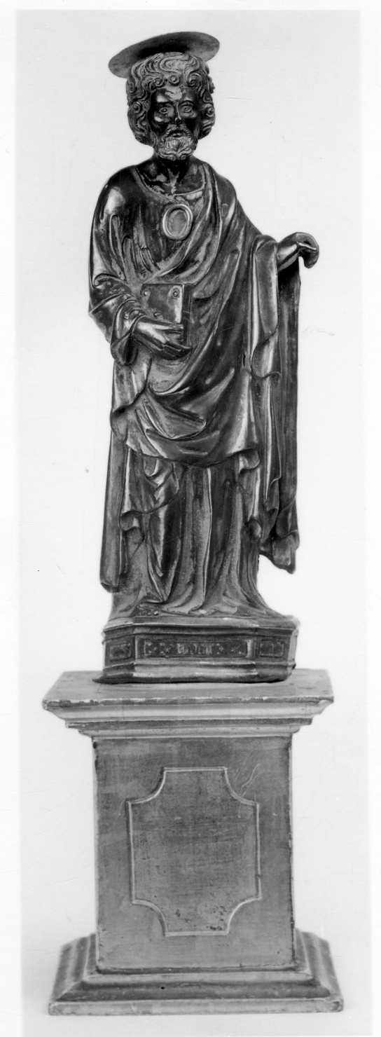 San Tommaso (reliquiario - a statuetta, opera isolata) - bottega lombarda (metà sec. XV)