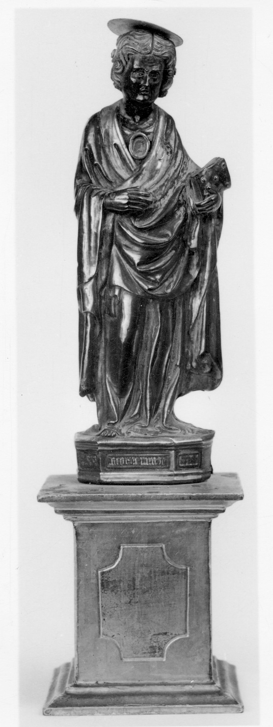 San Giacomo il Minore (reliquiario - a statuetta, opera isolata) - bottega lombarda (metà sec. XV)