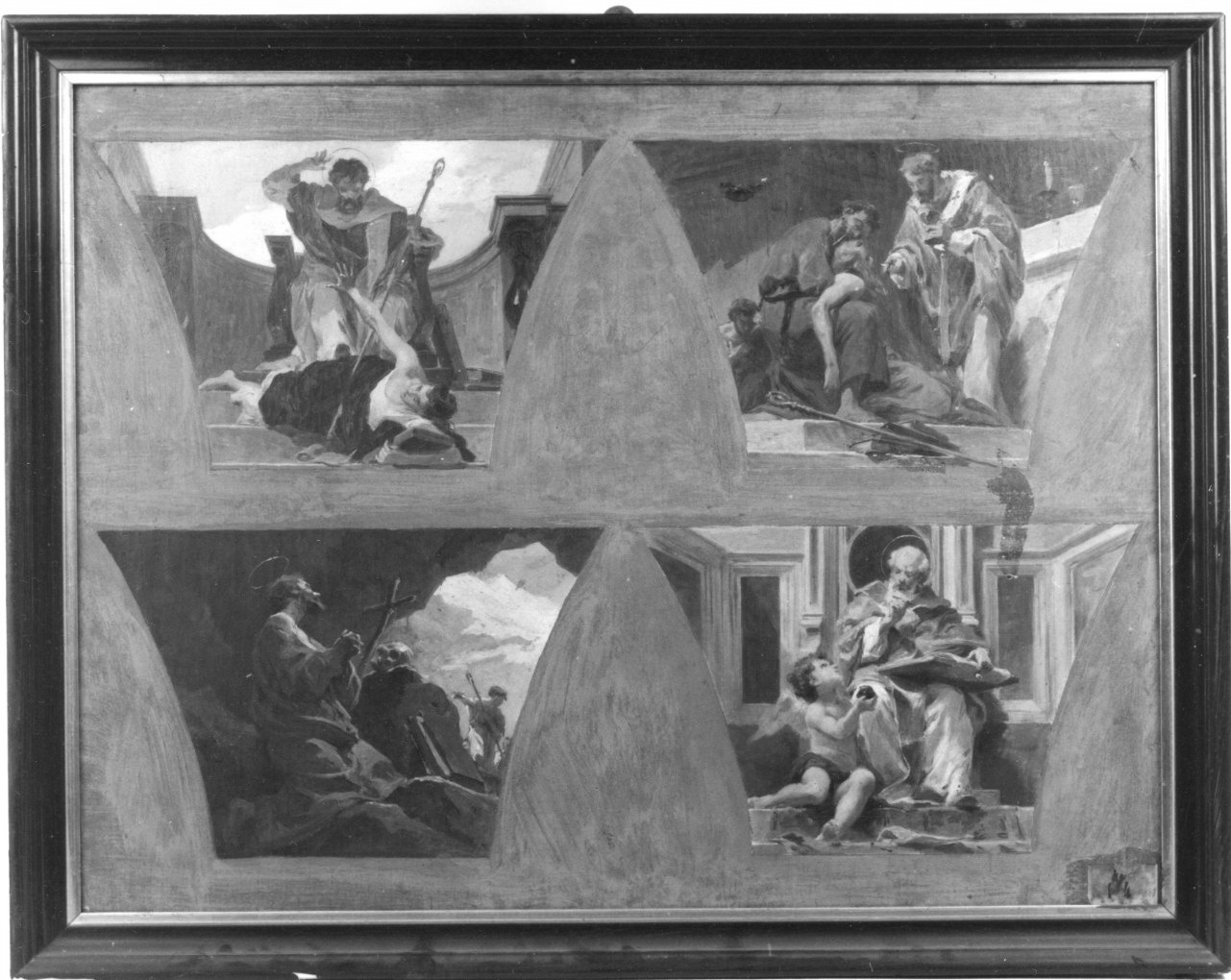 San Giustiniano (dipinto, elemento d'insieme) di Grandi Francesco (ultimo quarto sec. XIX)