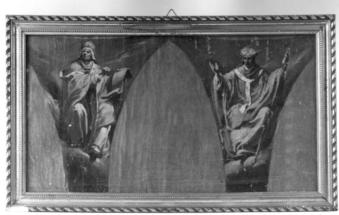 Santi vescovi (dipinto, opera isolata) di Grandi Francesco (ultimo quarto sec. XIX)