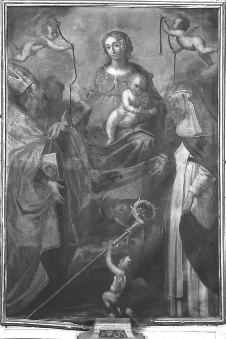 Madonna della Cintola (dipinto, opera isolata) - ambito biellese (sec. XVII)