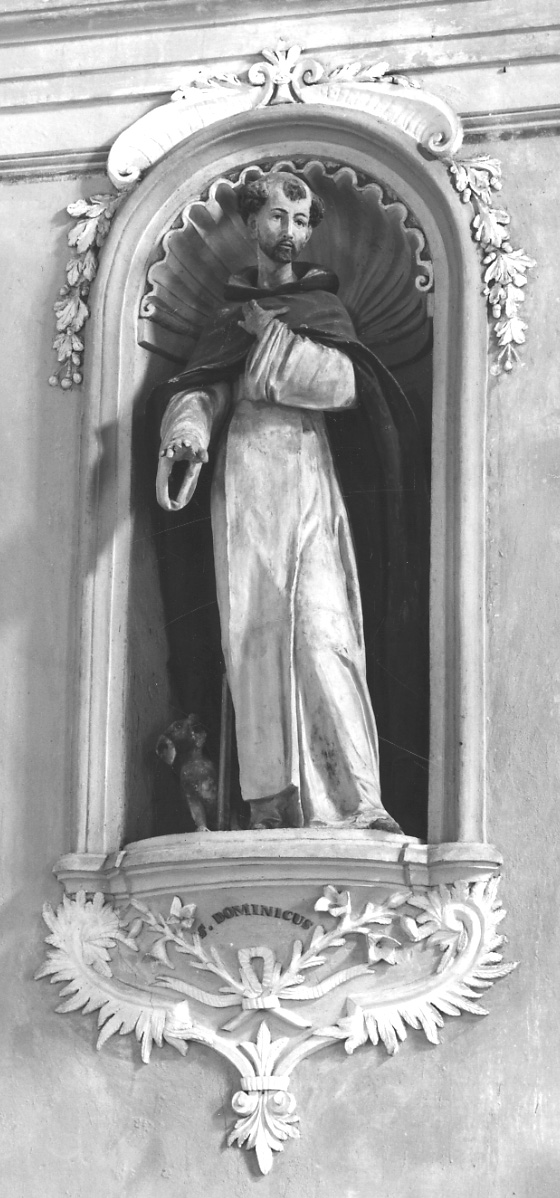 San Domenico (statua, opera isolata) - ambito biellese (sec. XVII)