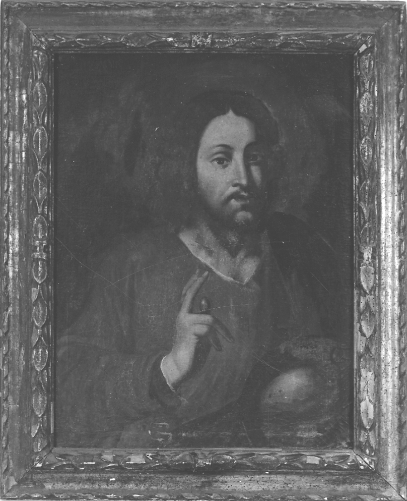 Cristo benedicente (dipinto, opera isolata) - ambito della Valsesia (sec. XVII)